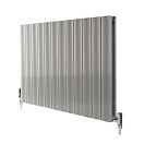 horizontal white aluminium corrugated