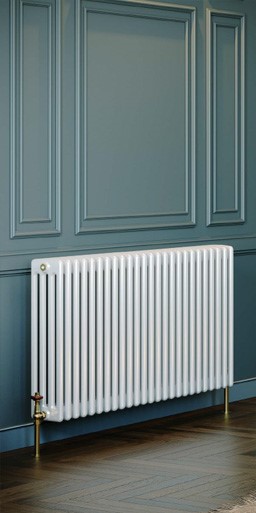 roma horizontal white radiator