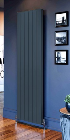 magenta flat vertical anthracite radiator