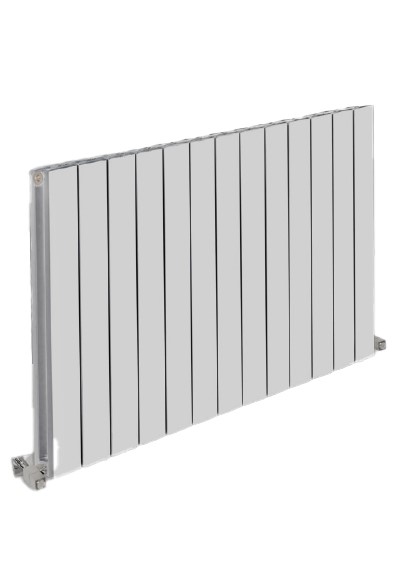 magenta flat horizontal aluminium radiator