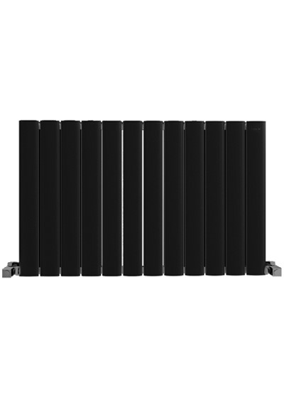 magenta curve horizontal black radiator
