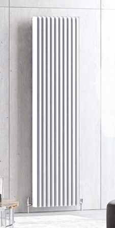 magenta shark vertical white radiator
