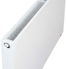 milano horizontal white radiator