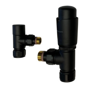 Italian Luxury TRV Valve Set Black Matt